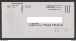 AUSTRALIA AIR MAIL OFFICIAL MAIL MACEDONIA  (007) - Dienstmarken