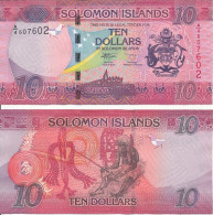 Solomon Islands - 10 Dollars 2017 ( 2022 ) UNC P. 33(2) Lemberg-Zp - Solomon Islands