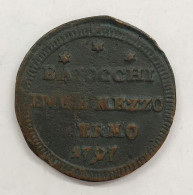 FERMO  Pio VI 1775-1799 Sampietrino 1797 Munt. 322a Gr. 14,69 Q.bb E.974 - Emilia