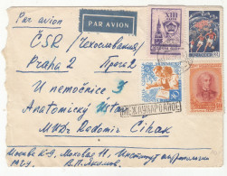 Russia USSR Letter Cover Posted 1958 To CSR B230720 - Storia Postale