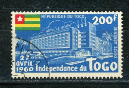 TOGO: POSTE AERIENNE - INDEPENDANCE  -  N° Yt  PA 35 Obli. - Togo (1960-...)