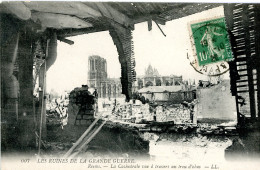 Cpa  Reims Les Ruines De La Grande Guerre - Reims