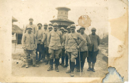 Carte Photo Copains De Régiments 16 Mars 1917 - Regiments