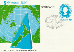 New Zealand Card Cancel - Interi Postali
