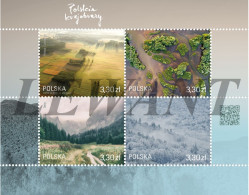 2019.04.30. Polish Landscapes (Tatra Mountains, Bieszczady ...) - MNH Sheet (ZA) - Neufs