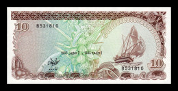 Maldivas Maldives 10 Rufiyaa 1983 Pick 11 Sc Unc - Maldiven