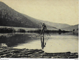 POUPEHAN ..-- FLOTTAGE Du BOIS En 1938 . CLAYONNEE . RADEAU . - Bouillon