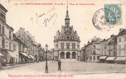 FRANCE - La Ferté-sous-Jouarre (S-et-M) - Place De L'Hôtel De Ville - Rue - Animé - Carte Postale Ancienne - Meaux