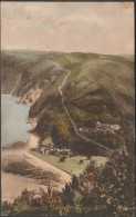 Countisbury Hill, Lynmouth, Devon, 1924 - Frith's Postcard - Lynmouth & Lynton