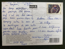 CP Pour La FRANCE TP SAINT COLMCILLE 28 OBL.MEC.11 JUL 1997 ANCLOCHAN - Cartas & Documentos