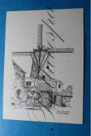 Alveringem Lindemolen Stenen Molen Windmolen  1979 Moulin A Vent. Illustr: L. Ameel - Windmühlen
