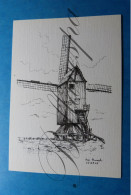 Leisele  Molen Windmolen  1979 Moulin A Vent. Illustr: L. Ameel - Molinos De Viento