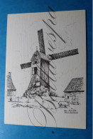 Pollinkhove Molen Windmolen  1979 Moulin A Vent. Illustr: L. Ameel - Windmills