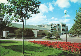 76 Le Grand Quevilly Bureau De Poste Postes PTT Voiture Auto Immeuble Immeubles Cachet 1987 - Le Grand-Quevilly