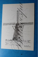 Beveren-Ijzer Broekmolen Molen Windmolen  1979 Moulin A Vent. Illustr: L. Ameel - Windmills