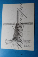 Beveren-Ijzer Broekmolen Molen Windmolen  1979 Moulin A Vent. Illustr: L. Ameel - Moulins à Vent