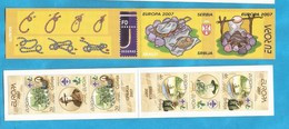 2007 SCOUTS    EUROPA CEPT YUGOSLAVIJA SERBIA MONTENEGRO  HEFTCHEN 2 SATZ-VG  AUSFERKAUF-GUENSTIG !!!!! - Postzegelboekjes