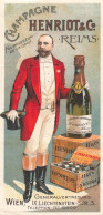 Reims * Champagne HENRIOT & Co * étiquette Ancienne Publicitaire Illustrée * Pub Wien Vienne Autriche - Reims