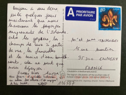 CP Par Avion Pour La FRANCE TP EUROPA 80 OBL.20-6 2007 - Briefe U. Dokumente