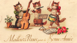 Chats Humanisés * CPA Carte Mignonette Illustrateur * Orchestre Musique Musiciens * Chat Cat Cats Katze - Cats