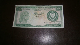 CYPRUS 10 LIRA 1983 - Cipro