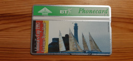 Phonecard United Kingdom BT 309G - Admiral's Cup, Sailing Ship, Lighthouse, Germany Related 5.000 Ex. - BT Commemorative Issues