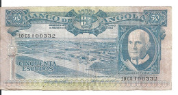 ANGOLA 50 ESCUDOS 1962 VF P 93 - Angola