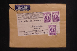 TURQUIE - Enveloppe Pour La Suisse Par Avion - L 144714 - Lettres & Documents