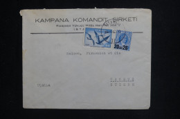 TURQUIE - Enveloppe Commerciale De Istanbul Pour La Suisse En 1960 - L 144717 - Briefe U. Dokumente