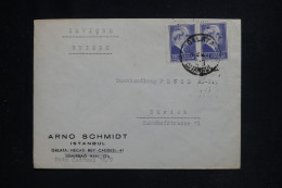 TURQUIE - Enveloppe Commerciale De Istanbul Pour La Suisse  - L 144728 - Briefe U. Dokumente