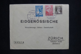 TURQUIE - Enveloppe Commerciale De Istanbul Pour La Suisse En 1943  - L 144731 - Brieven En Documenten