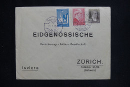 TURQUIE - Enveloppe Commerciale De Istanbul Pour La Suisse En 1943  - L 144731 - Briefe U. Dokumente
