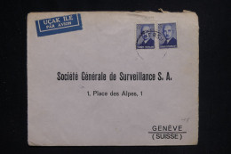 TURQUIE - Enveloppe Commerciale De Mersin Pour La Suisse  - L 144743 - Brieven En Documenten