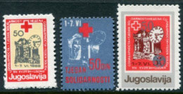 YUGOSLAVIA 1988 Solidarity Week Tax MNH / **.  Michel 155-57 - Wohlfahrtsmarken