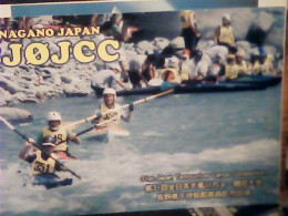 CANOE JAPAN NAGANO  2002 - CALCIO QSL CARD  2002 JL697 - Roeisport