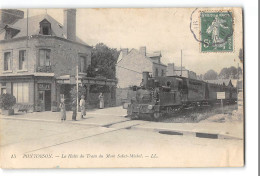 CPA 50 Pontorson La Halte Du Train Du Mont St Saint Michel  - Pontorson