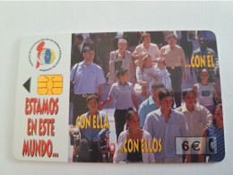 SPAIN/ ESPANA  CHIP CARD   €6,- ESTAMOS EN ESTE MUNDO...   **13968 ** - Basisausgaben