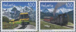 595112 MNH SUIZA 2018 TRENES ALPINOS - Neufs