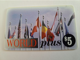 UNITED STATES USA AMERIKA / $5,- FLAGS PREPAID/ USED    **13975** - Amerivox