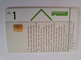 NETHERLANDS / CHIP ADVERTISING CARD/ HFL 1,00 /  COMPLIMENTS CARD       /MINT/   ** 13984** - Privées