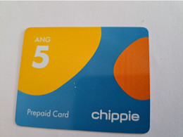 CURACAO PREPAID / CHIPPIE PREPAID CARD  ANG 5,- ,- DATE -31-12-2024 / USED CARD     **13987 ** - Antillen (Nederlands)