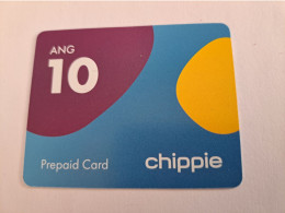 CURACAO PREPAID / CHIPPIE PREPAID CARD  ANG 10,- ,- DATE -31-12-2024 / USED CARD     **13988 ** - Antille (Olandesi)