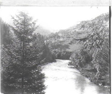 74  / MIEUSSY  / VALLEE DU GIFFRE / DEBUT 20 EME  / PLAQUE DE VERRE PHOTO STEREO / - Mieussy