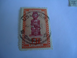 RWANTA -URUNDI USED STAMPS ART   WITH POSTMARK - Altri & Non Classificati