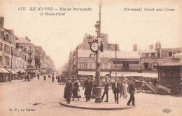 Le Havre * La Rue De Normandie Et Le Rond Point - Unclassified