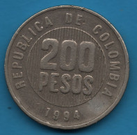 COLOMBIA 200 PESOS 1994 KM# 287 - Colombie
