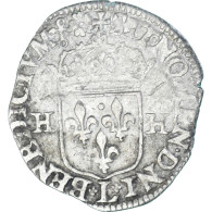 Monnaie, France, Henri IV, Douzain Aux Deux H, 1595, Bayonne, 3rd Type, TTB - 1589-1610 Enrique IV