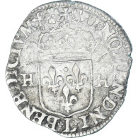 Monnaie, France, Henri IV, Douzain Aux Deux H, 1595, Bayonne, 3rd Type, TTB - 1589-1610 Henri IV Le Vert-Galant