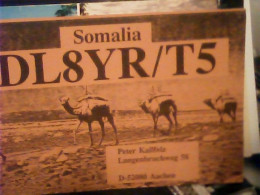 SOMALIA  QSL CARD  1993 JL701 - Somalia