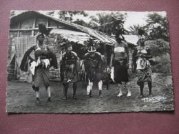 CPA PHOTO AFRIQUE CONGO BRAZAVILLE Danse Tambo Ethnologie 1950 Danseurs Danseuses - Congo Français